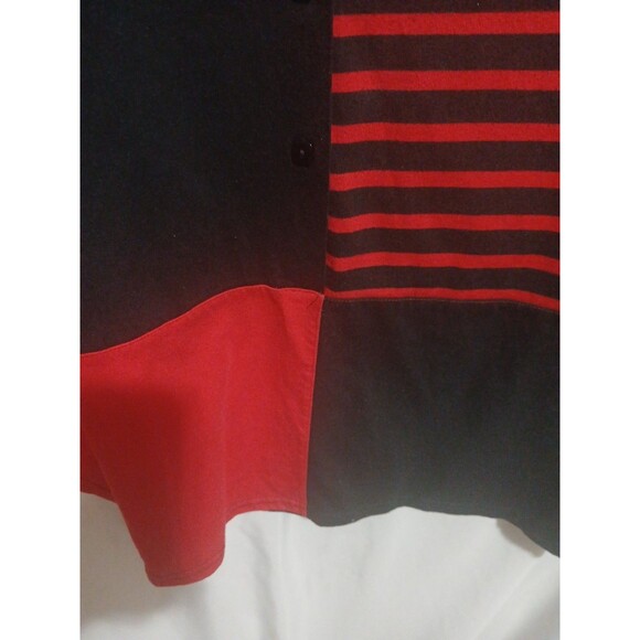 Fashion Bug Womans Shirt Size 18/20 Red / Black Tunic - Picture 4 of 7
